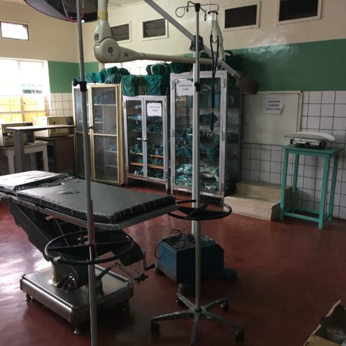 Operatig theater in Kilembe.