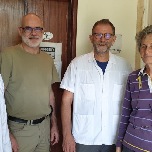  L'équipe de radiologie se retrouve avec Dominique Schmid et toujours Moses